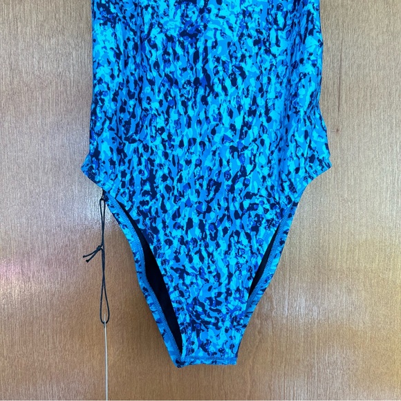 Jolyn Murray Swim Onesie One Piece in Ripley Blue Size 28 - Picture 3 of 10